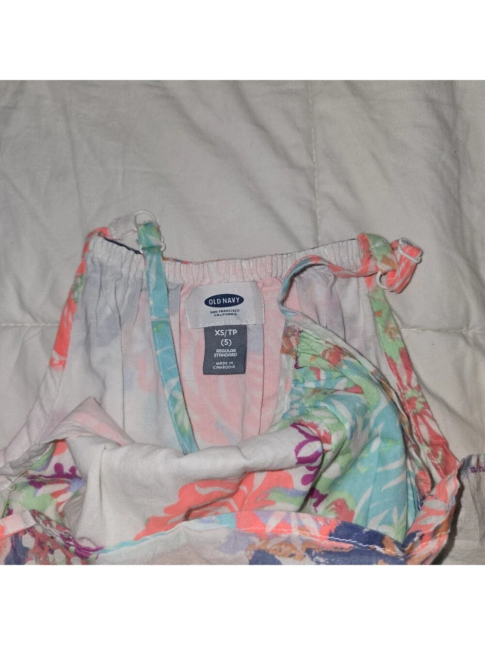 Old Navy Girl's XS/5 Summer Floral Dress Sundress